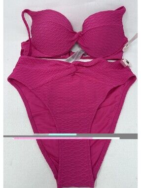 Victoria's Secret Pink Women's Bikini 2 piece Size S bottom, 34B Top Set